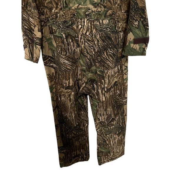 Cabela's Realtree Uninsulated Vintage Hunting Camo Zip Up Coveralls Men’s Size L - Picture 7 of 8